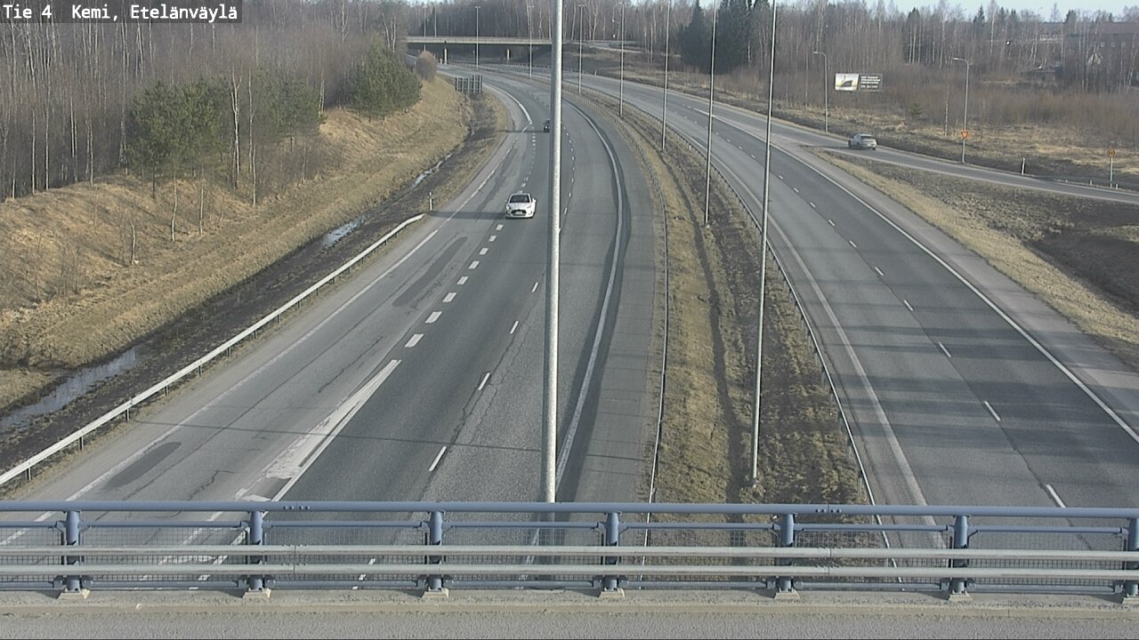 Weather Camera Image Väg 4 Kemi, Etelänväylä, Kemi, Lappi