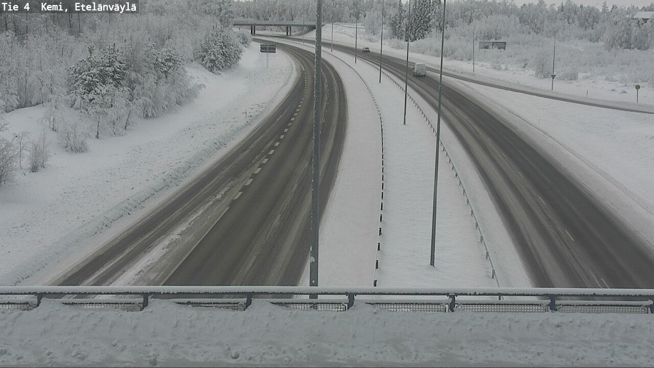 Weather Camera Image Road 4 Kemi, Etelänväylä, Kemi, Lappi