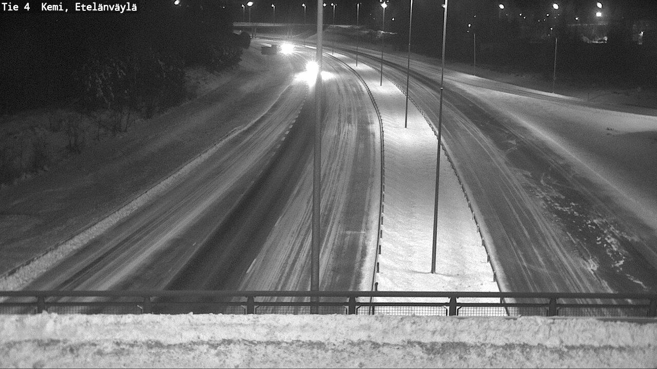 Weather Camera Image Road 4 Kemi, Etelänväylä, Kemi, Lappi