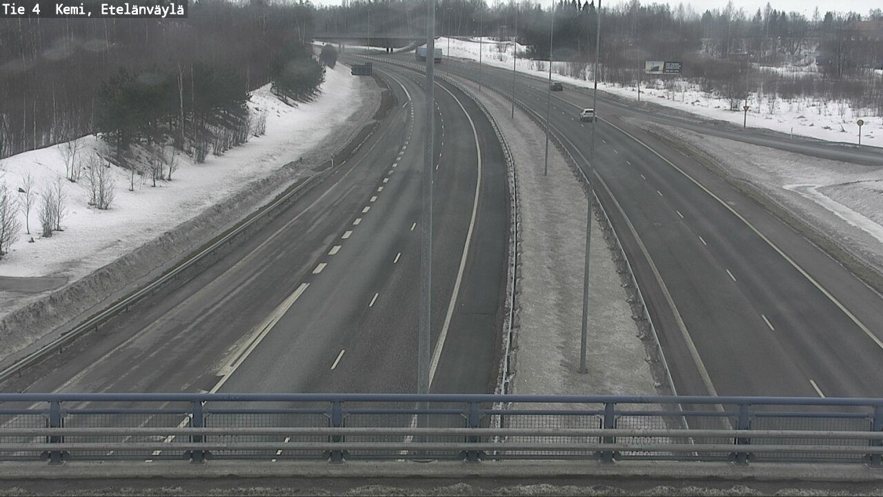 Weather Camera Image Road 4 Kemi, Etelänväylä, Kemi, Lappi