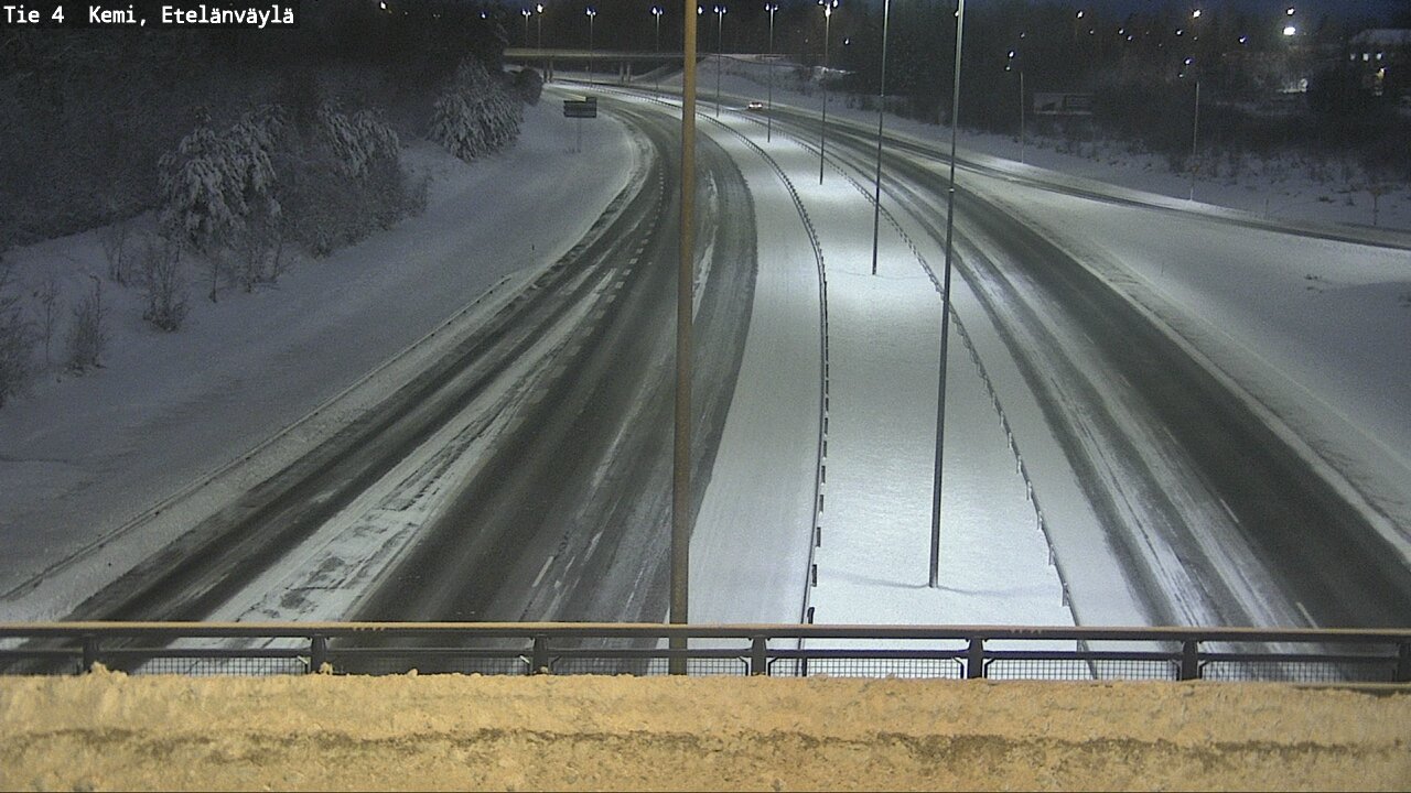 Kelikamerat Kuva Tie 4 Kemi, Etelänväylä, Kemi, Lappi