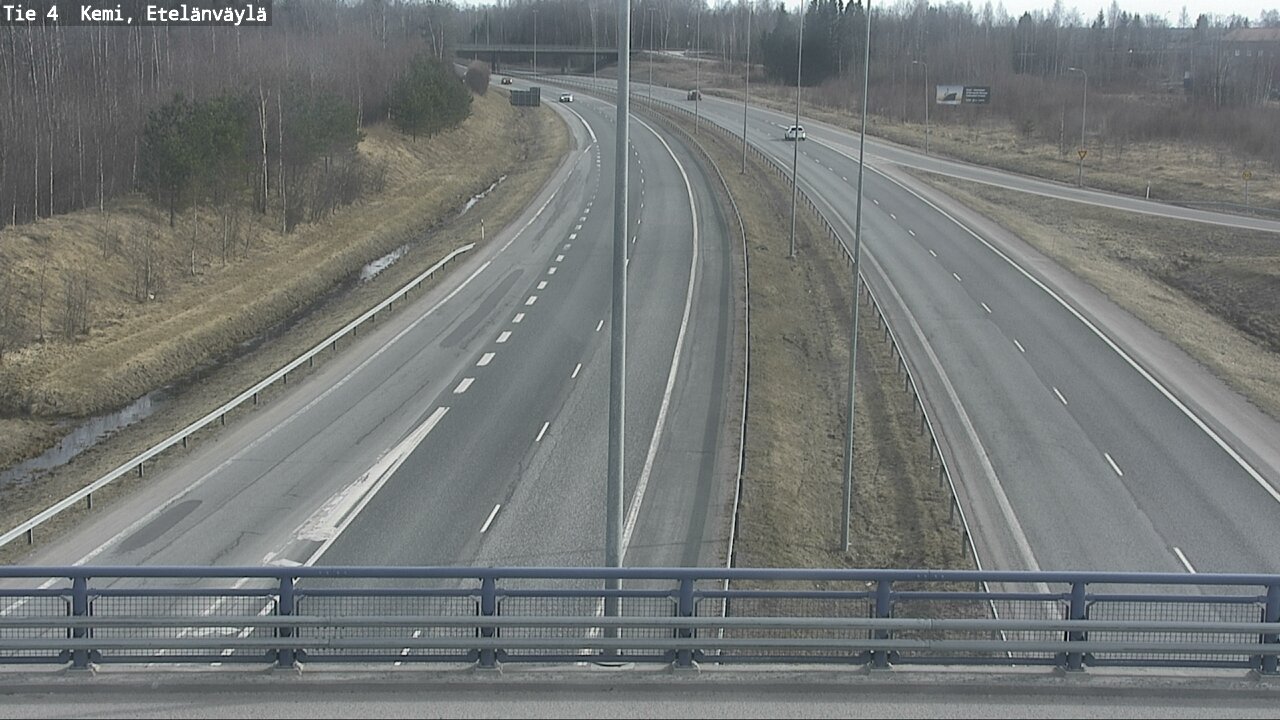 Weather Camera Image Väg 4 Kemi, Etelänväylä, Kemi, Lappi