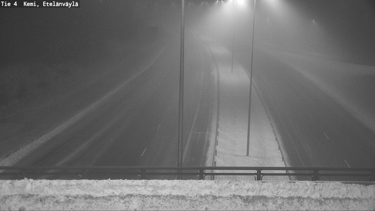 Weather Camera Image Road 4 Kemi, Etelänväylä, Kemi, Lappi