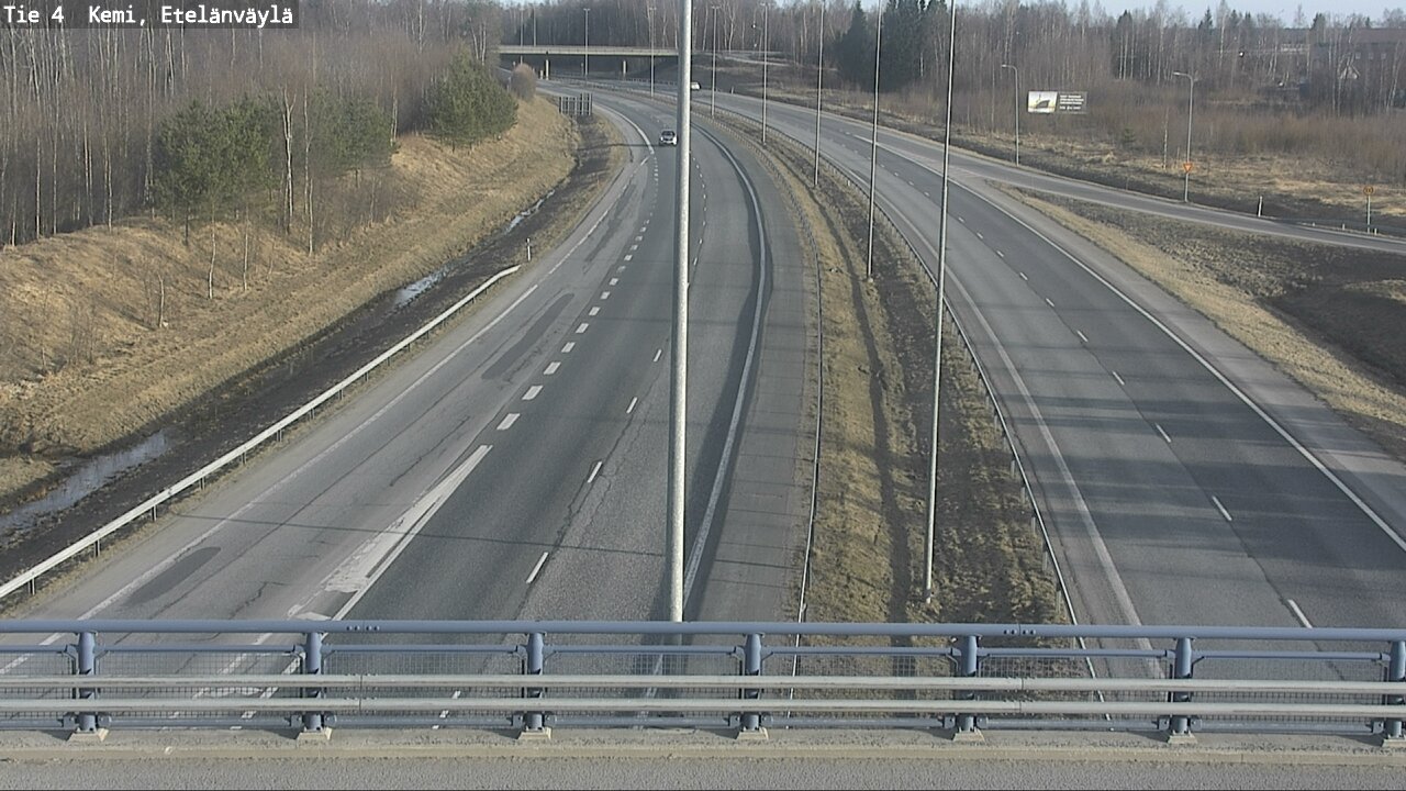 Weather Camera Image Väg 4 Kemi, Etelänväylä, Kemi, Lappi