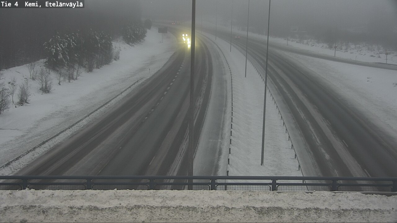 Weather Camera Image Väg 4 Kemi, Etelänväylä, Kemi, Lappi