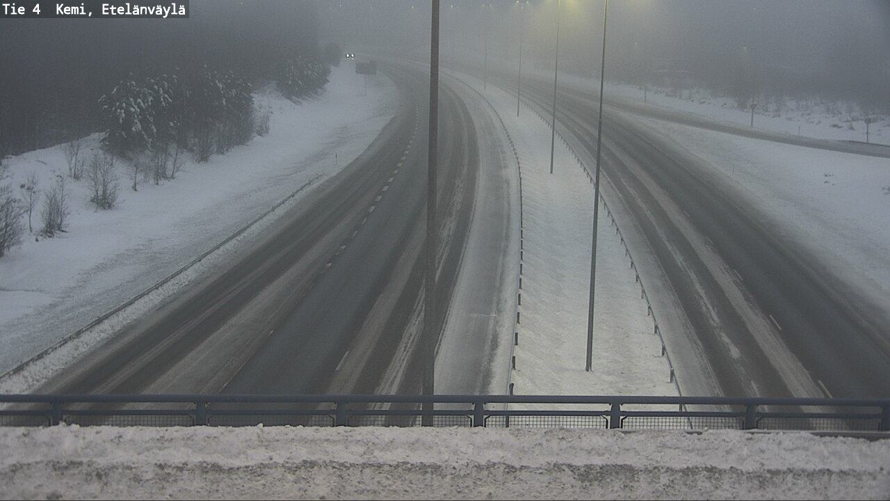Weather Camera Image Väg 4 Kemi, Etelänväylä, Kemi, Lappi