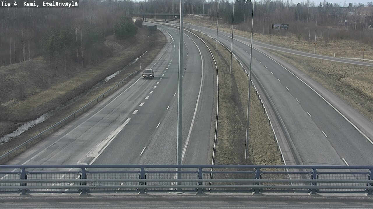 Weather Camera Image Väg 4 Kemi, Etelänväylä, Kemi, Lappi