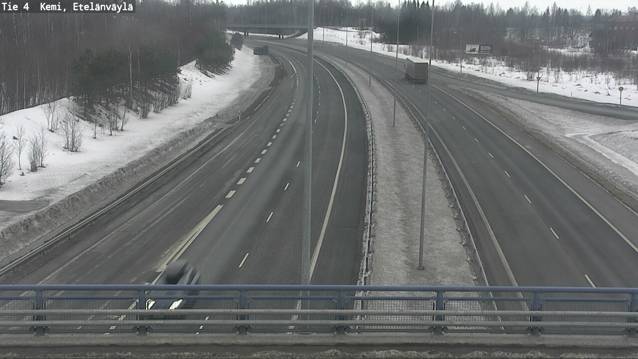 Weather Camera Image Road 4 Kemi, Etelänväylä, Kemi, Lappi