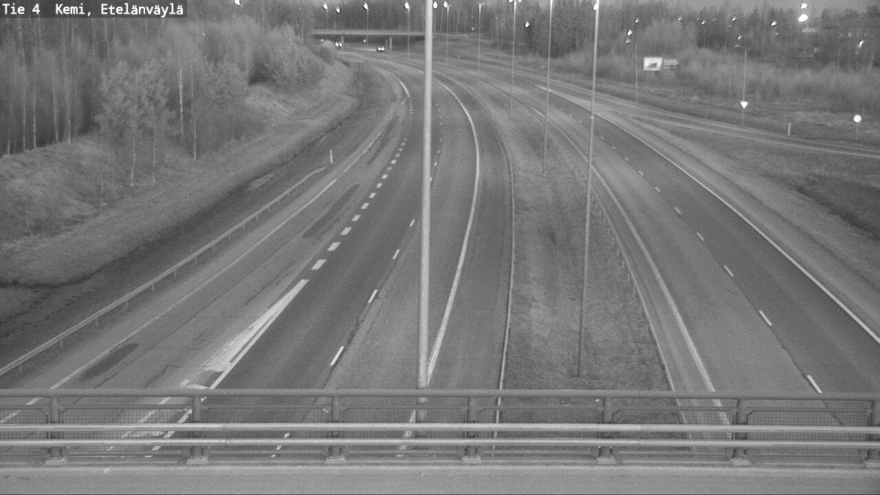 Weather Camera Image Road 4 Kemi, Etelänväylä, Kemi, Lappi