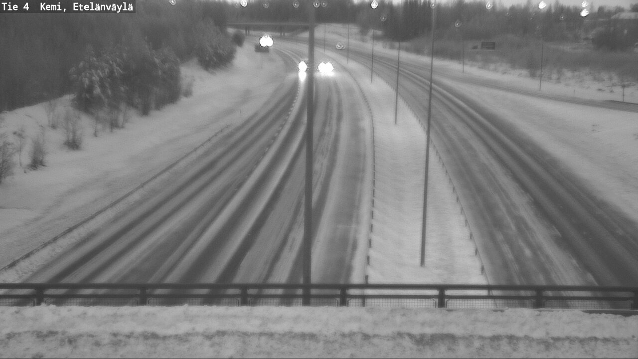 Weather Camera Image Väg 4 Kemi, Etelänväylä, Kemi, Lappi