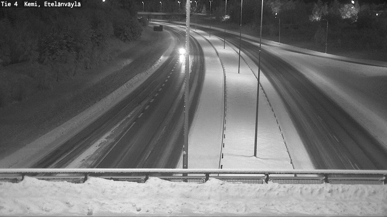 Kelikamerat Kuva Tie 4 Kemi, Etelänväylä, Kemi, Lappi