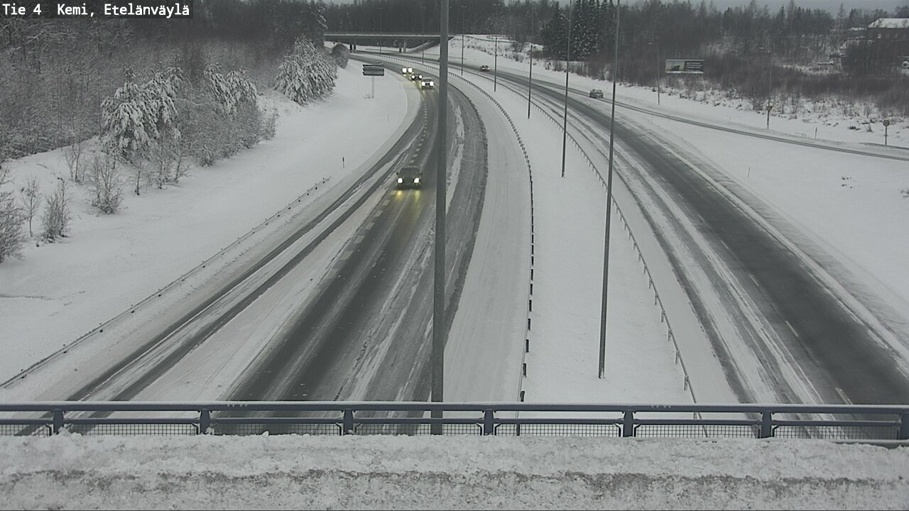 Kelikamerat Kuva Tie 4 Kemi, Etelänväylä, Kemi, Lappi