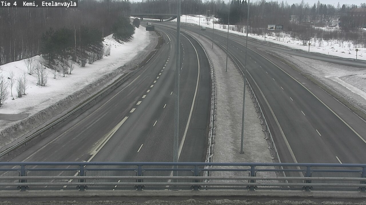 Kelikamerat Kuva Tie 4 Kemi, Etelänväylä, Kemi, Lappi