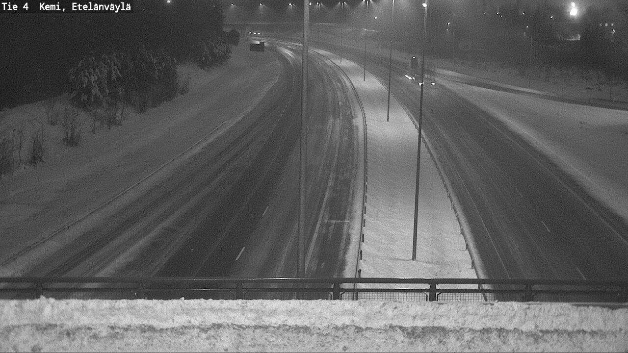 Weather Camera Image Road 4 Kemi, Etelänväylä, Kemi, Lappi