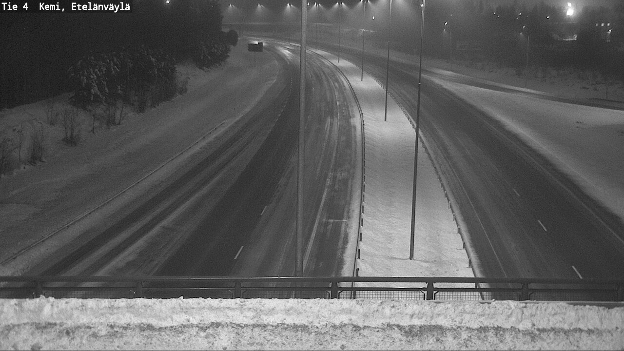 Weather Camera Image Road 4 Kemi, Etelänväylä, Kemi, Lappi