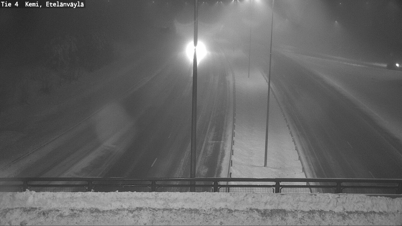 Weather Camera Image Road 4 Kemi, Etelänväylä, Kemi, Lappi