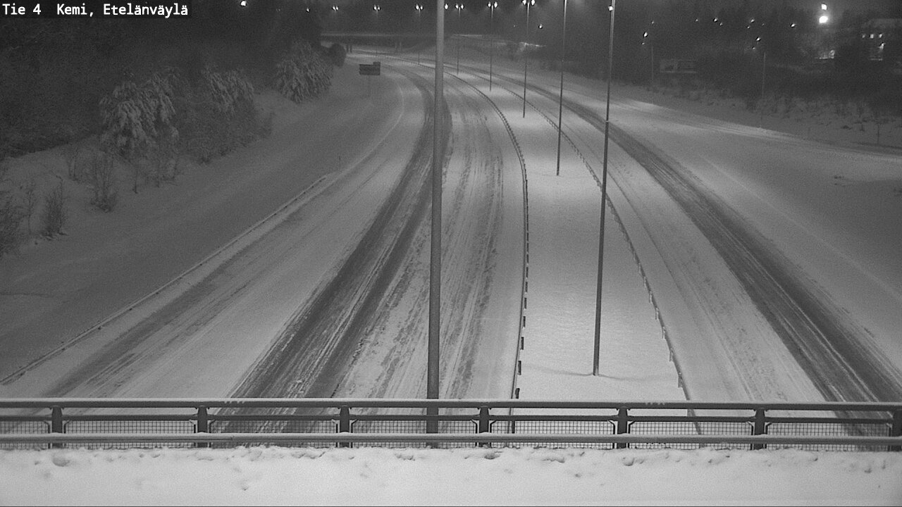 Kelikamerat Kuva Tie 4 Kemi, Etelänväylä, Kemi, Lappi