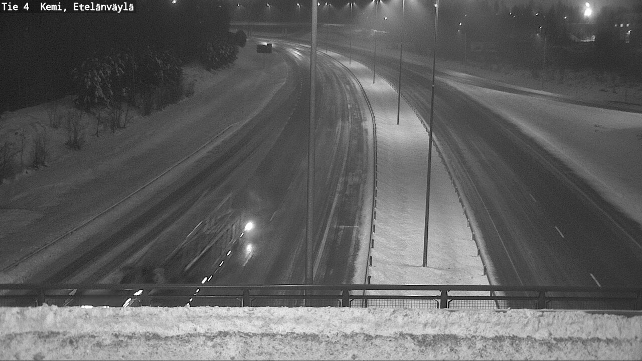 Weather Camera Image Road 4 Kemi, Etelänväylä, Kemi, Lappi