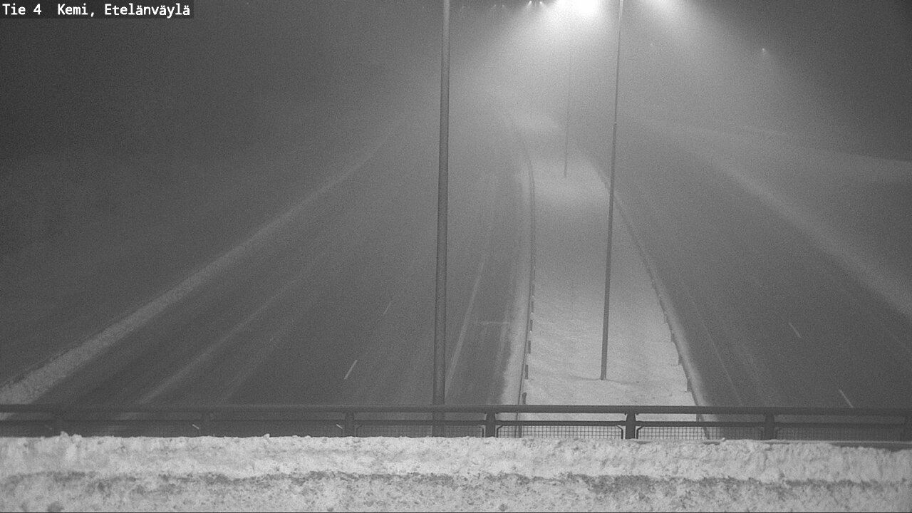 Weather Camera Image Road 4 Kemi, Etelänväylä, Kemi, Lappi