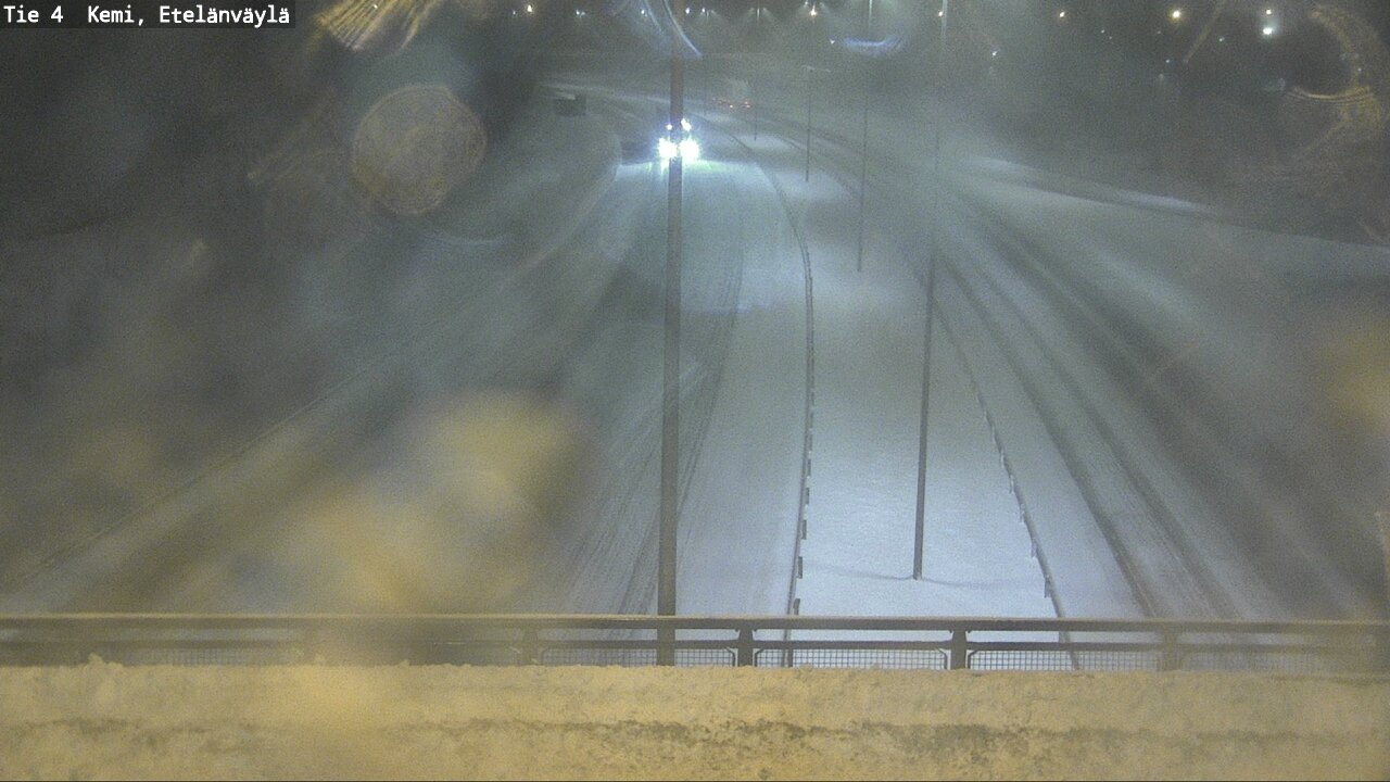 Weather Camera Image Road 4 Kemi, Etelänväylä, Kemi, Lappi