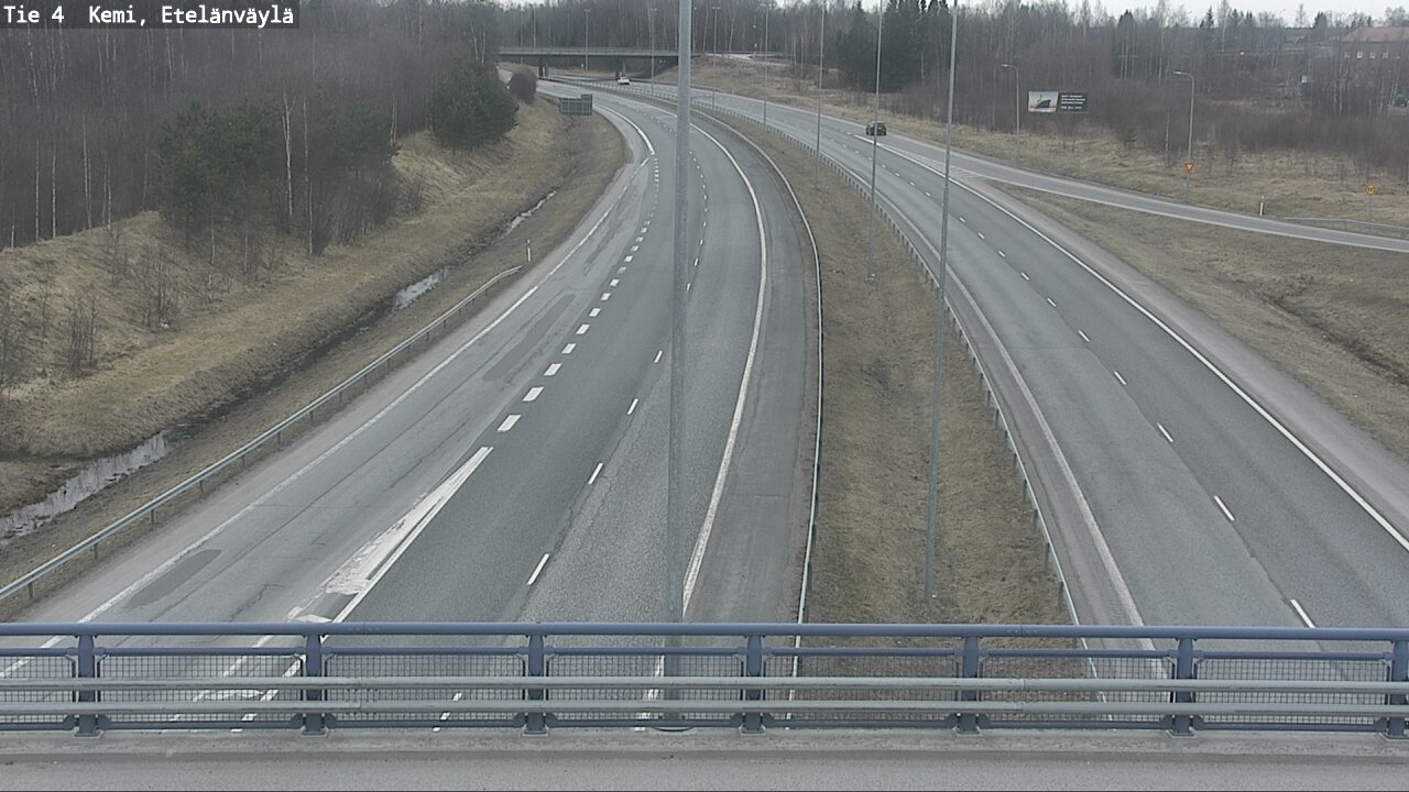 Weather Camera Image Road 4 Kemi, Etelänväylä, Kemi, Lappi