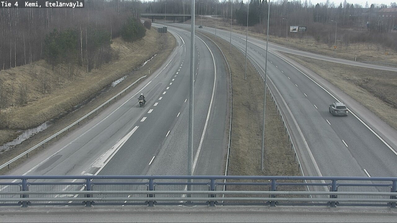 Weather Camera Image Väg 4 Kemi, Etelänväylä, Kemi, Lappi