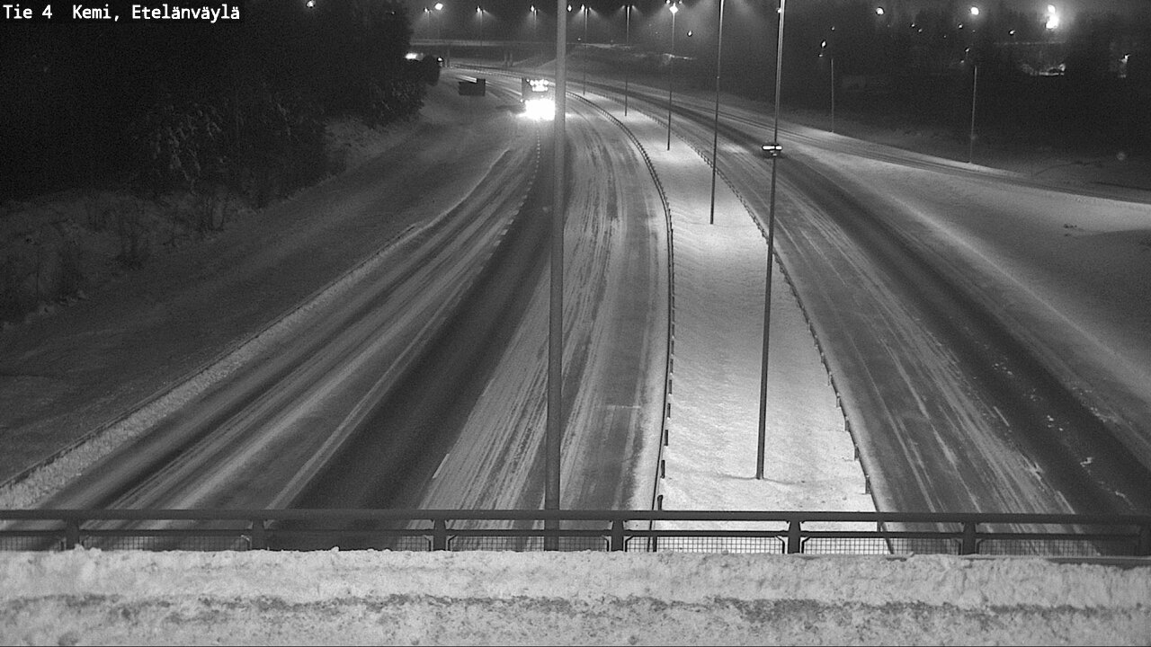 Weather Camera Image Road 4 Kemi, Etelänväylä, Kemi, Lappi