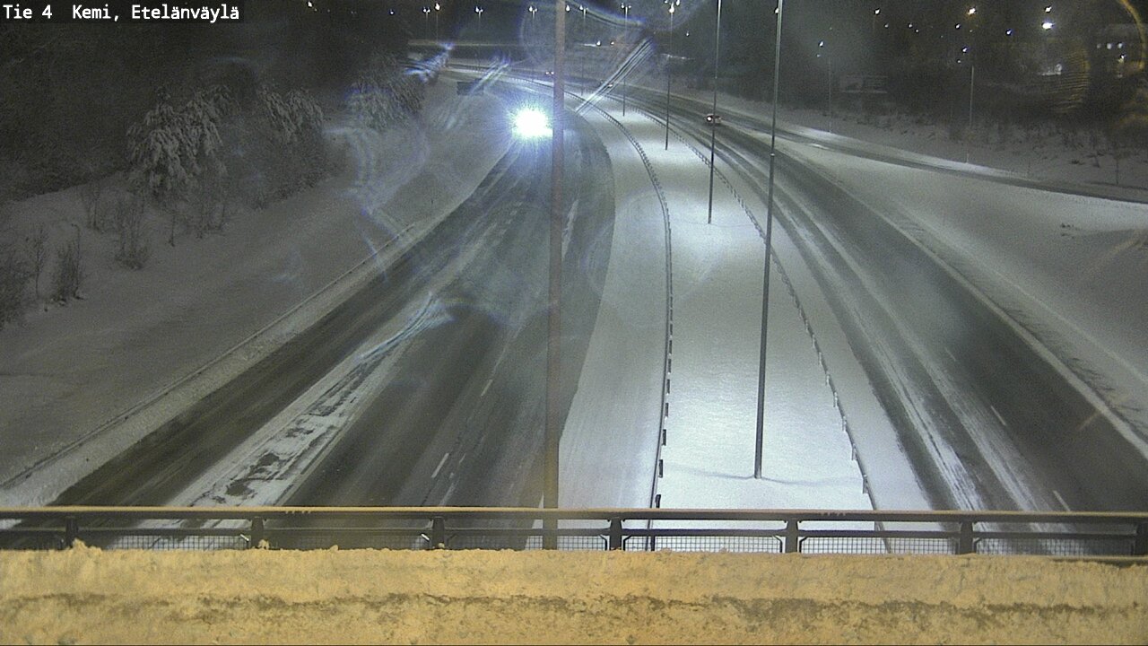 Kelikamerat Kuva Tie 4 Kemi, Etelänväylä, Kemi, Lappi