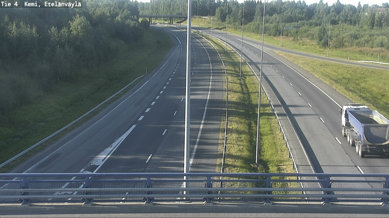 Weather Camera Image Road 4 Kemi, Etelänväylä, Kemi, Lappi