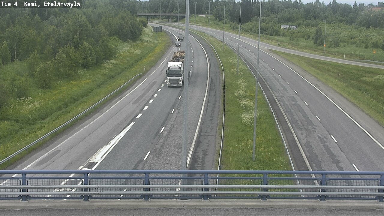 Weather Camera Image Road 4 Kemi, Etelänväylä, Kemi, Lappi