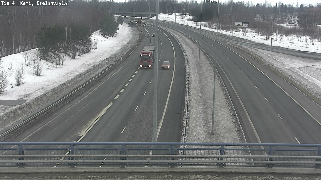 Kelikamerat Kuva Tie 4 Kemi, Etelänväylä, Kemi, Lappi