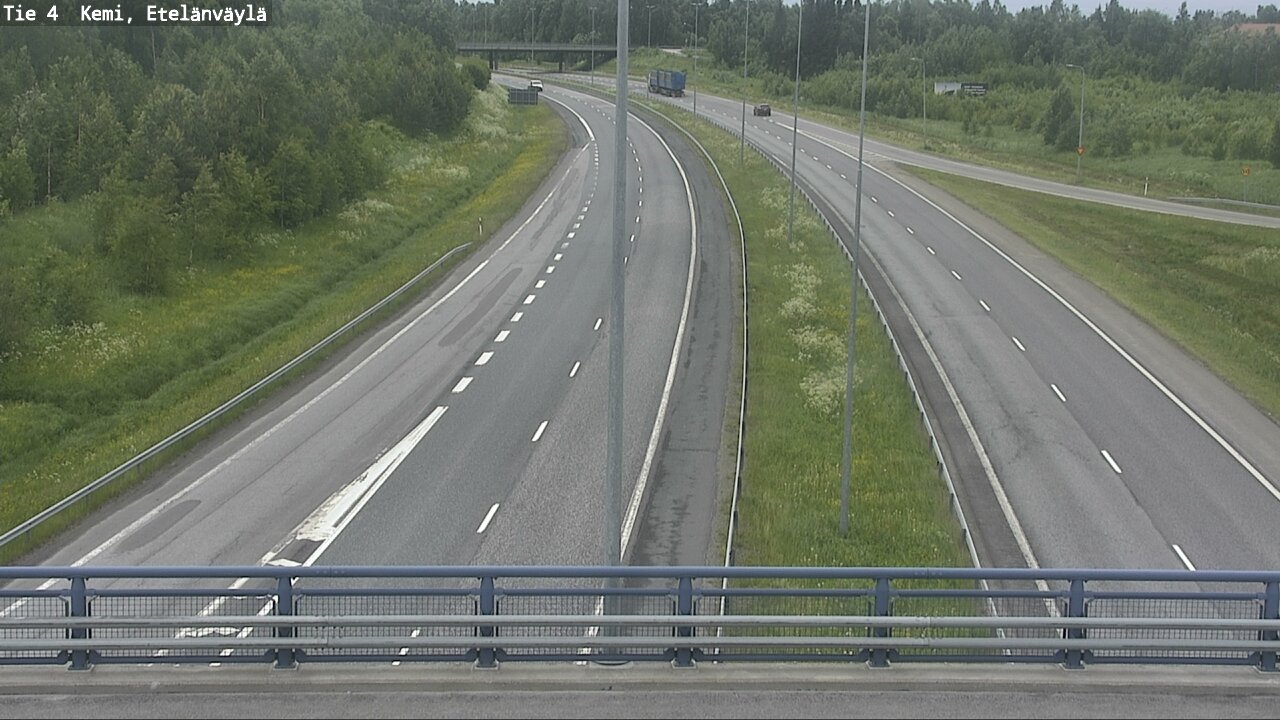 Weather Camera Image Väg 4 Kemi, Etelänväylä, Kemi, Lappi