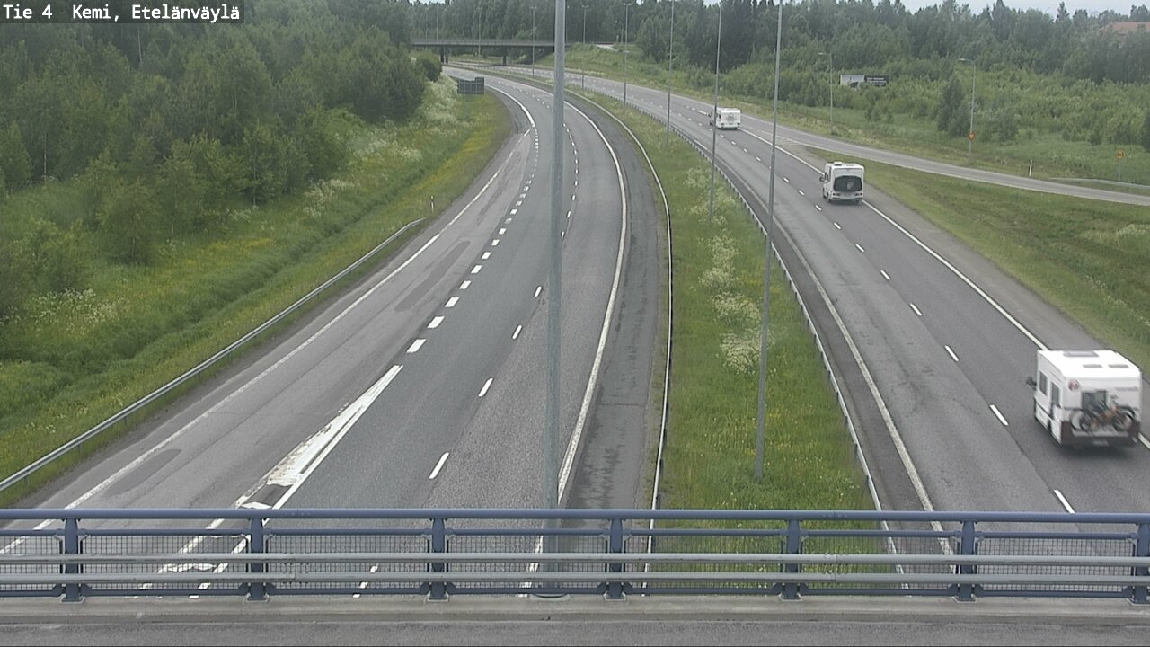 Weather Camera Image Väg 4 Kemi, Etelänväylä, Kemi, Lappi