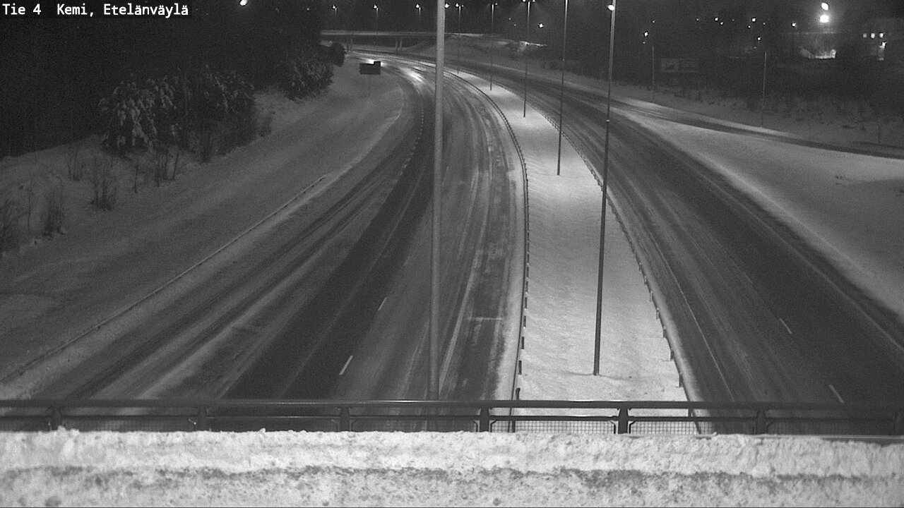 Weather Camera Image Road 4 Kemi, Etelänväylä, Kemi, Lappi