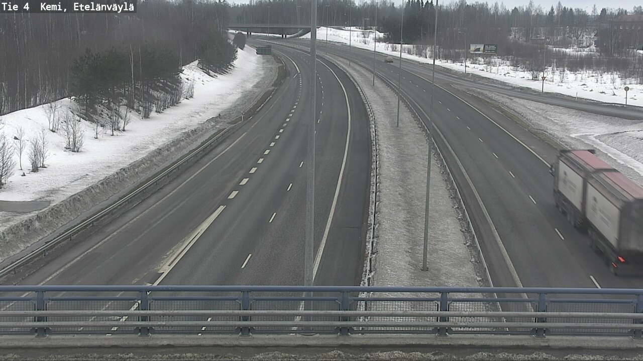 Kelikamerat Kuva Tie 4 Kemi, Etelänväylä, Kemi, Lappi