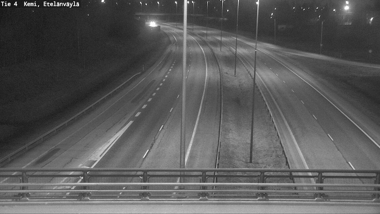 Weather Camera Image Väg 4 Kemi, Etelänväylä, Kemi, Lappi