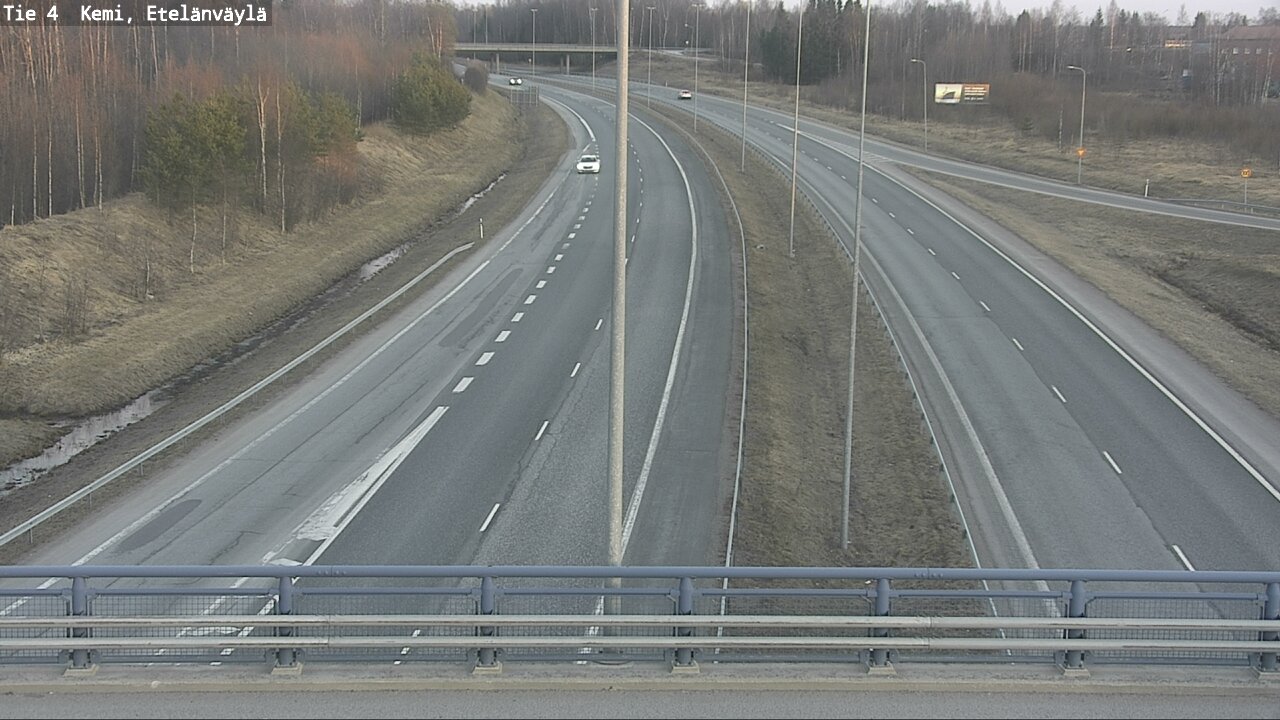 Weather Camera Image Väg 4 Kemi, Etelänväylä, Kemi, Lappi