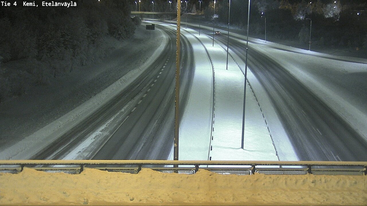 Kelikamerat Kuva Tie 4 Kemi, Etelänväylä, Kemi, Lappi