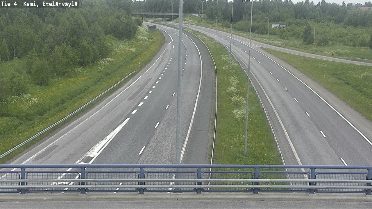 Kelikamerat Kuva Tie 4 Kemi, Etelänväylä, Kemi, Lappi
