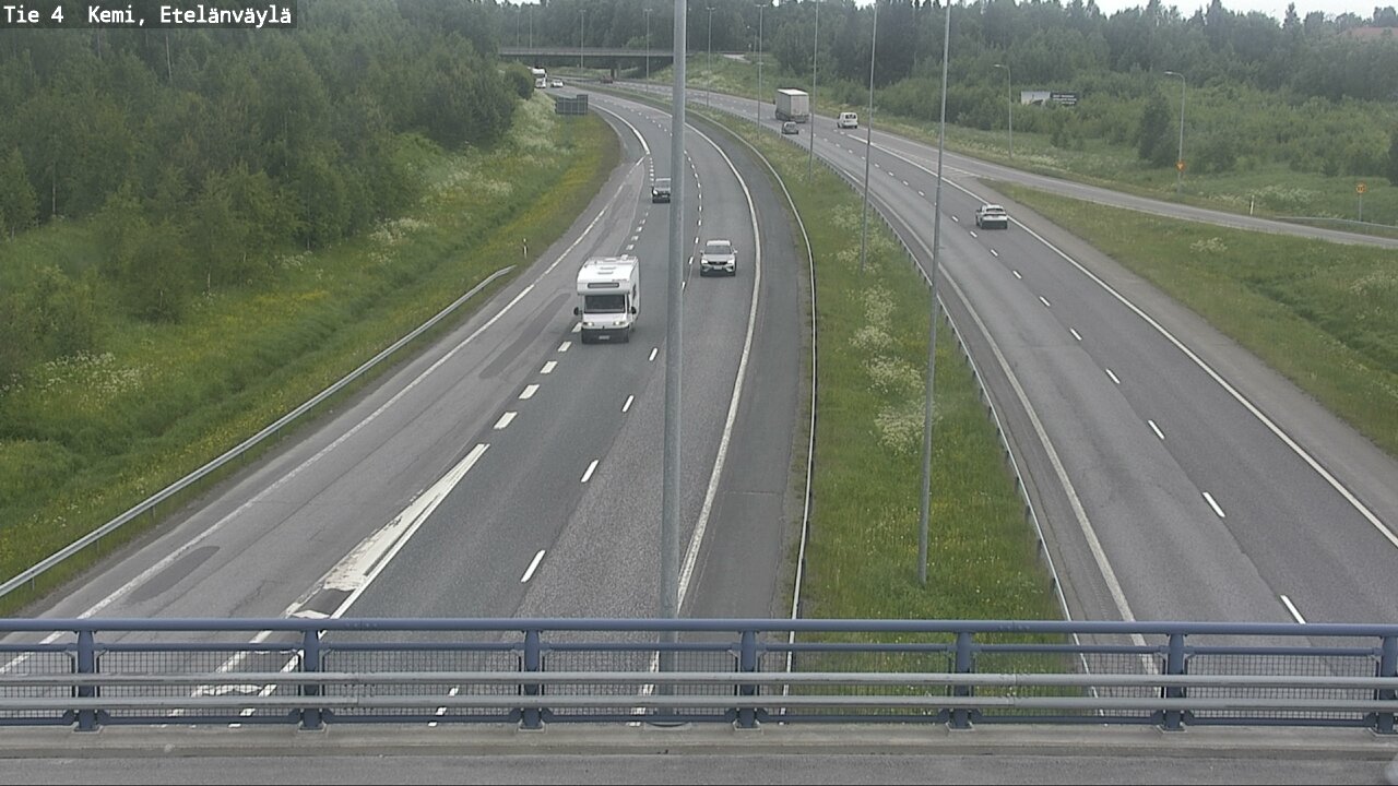 Kelikamerat Kuva Tie 4 Kemi, Etelänväylä, Kemi, Lappi