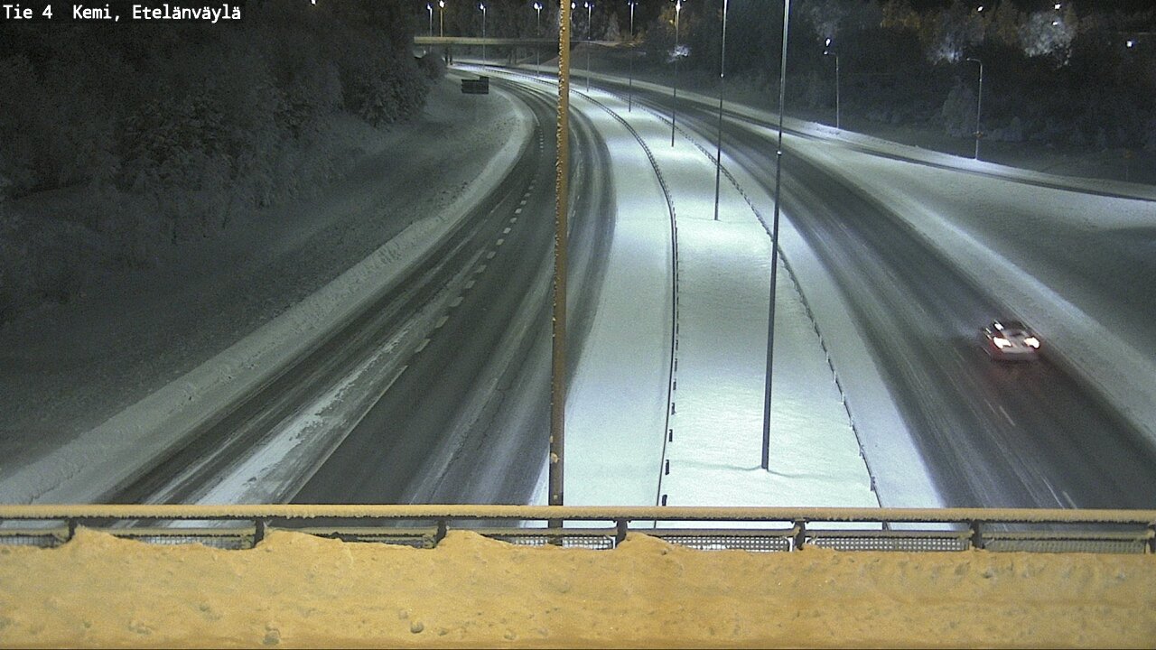 Kelikamerat Kuva Tie 4 Kemi, Etelänväylä, Kemi, Lappi