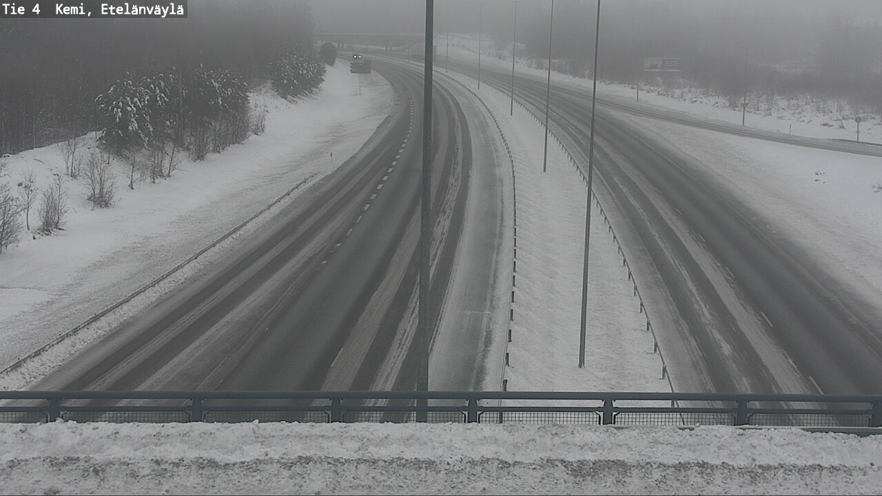 Weather Camera Image Väg 4 Kemi, Etelänväylä, Kemi, Lappi