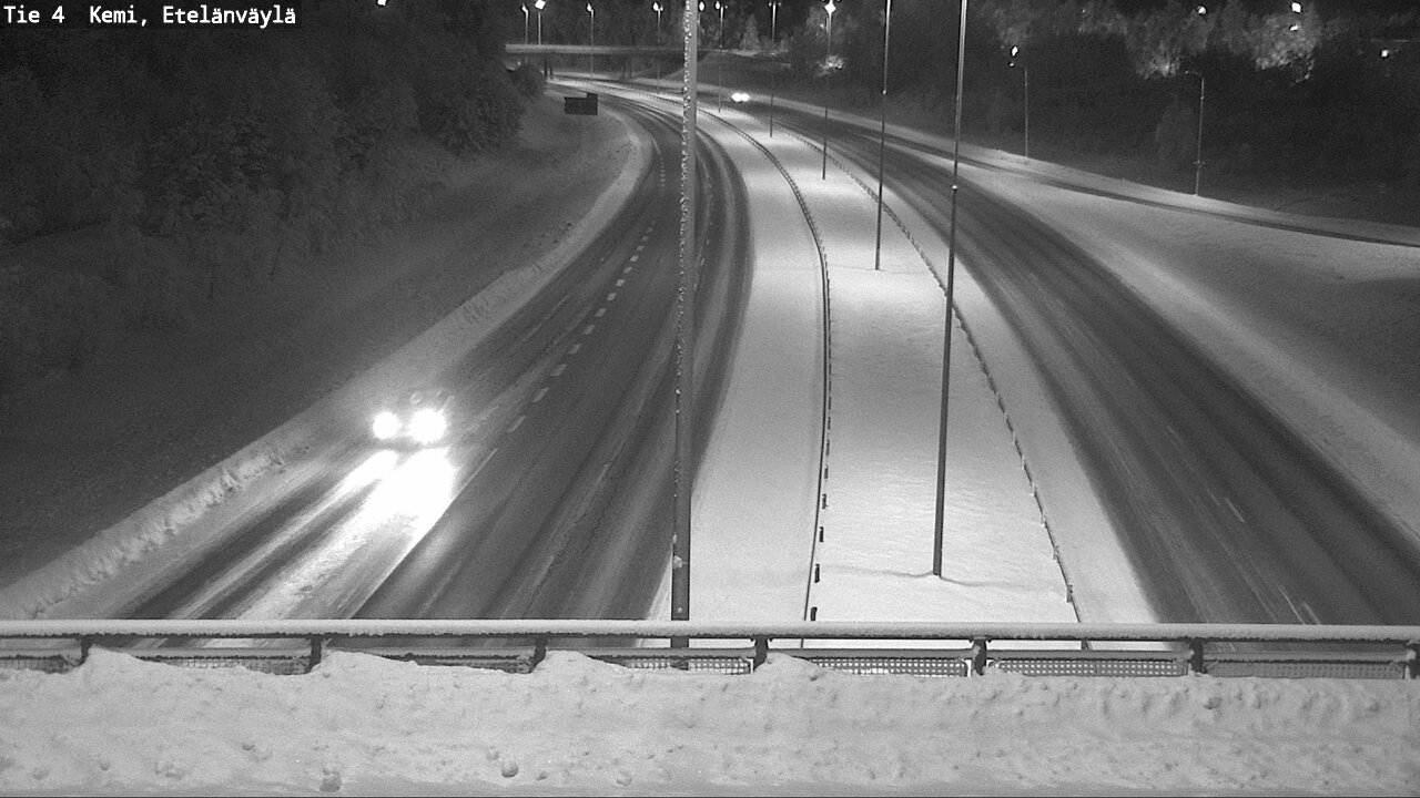 Kelikamerat Kuva Tie 4 Kemi, Etelänväylä, Kemi, Lappi