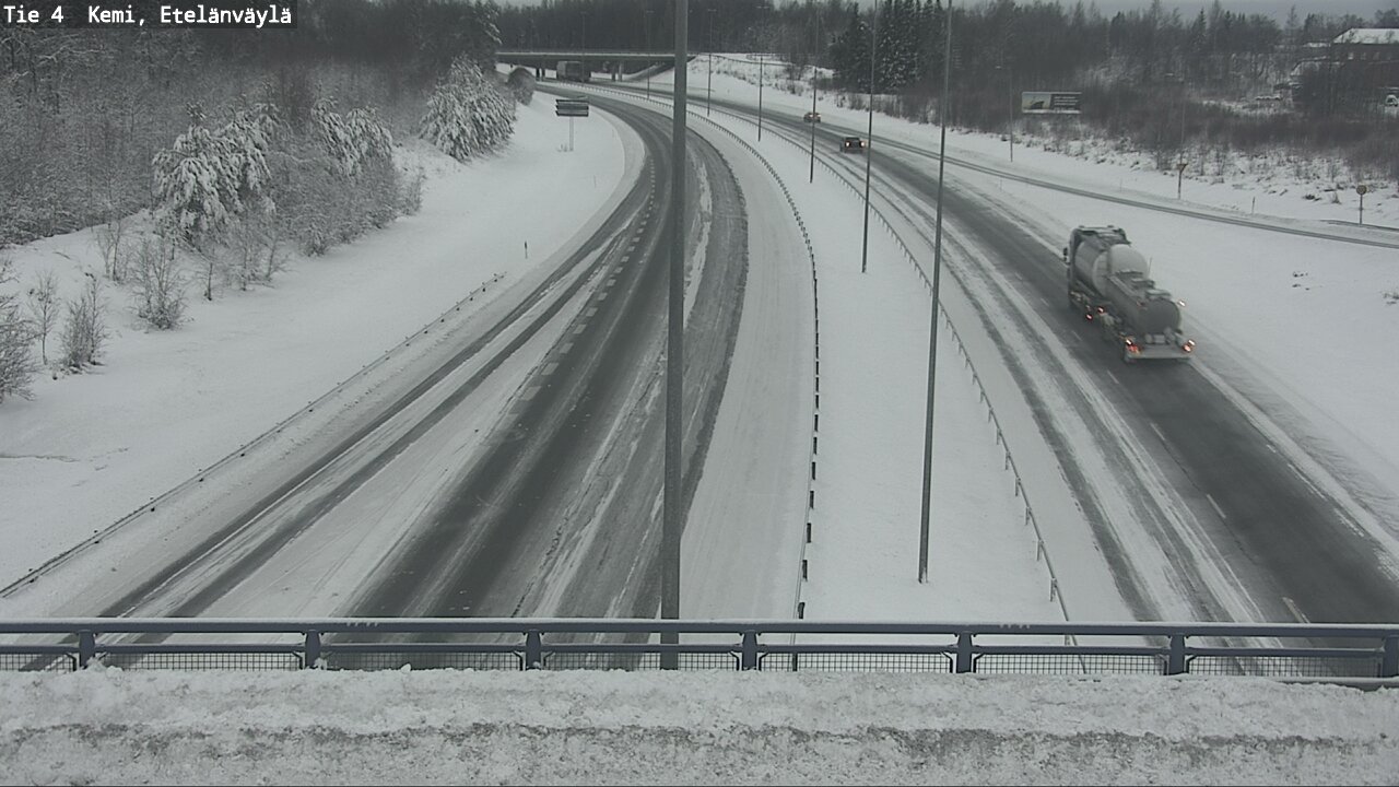 Kelikamerat Kuva Tie 4 Kemi, Etelänväylä, Kemi, Lappi