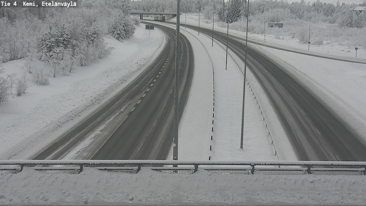 Kelikamerat Kuva Tie 4 Kemi, Etelänväylä, Kemi, Lappi