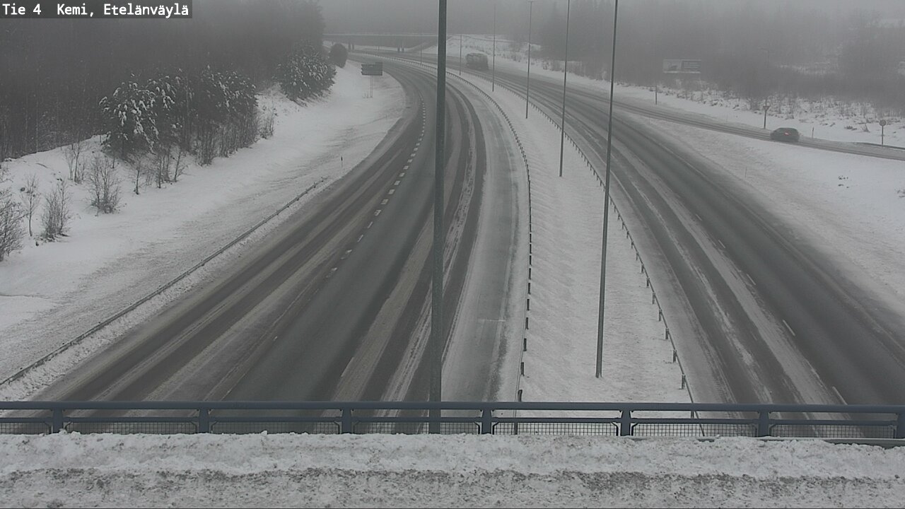 Weather Camera Image Väg 4 Kemi, Etelänväylä, Kemi, Lappi