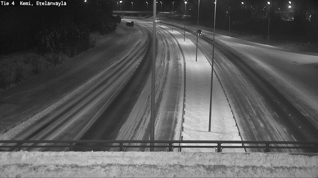 Weather Camera Image Road 4 Kemi, Etelänväylä, Kemi, Lappi