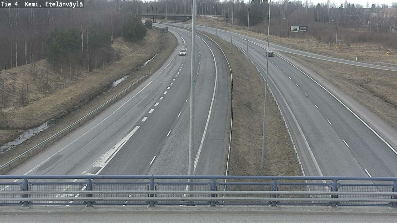 Weather Camera Image Road 4 Kemi, Etelänväylä, Kemi, Lappi