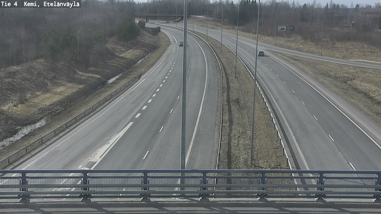 Weather Camera Image Väg 4 Kemi, Etelänväylä, Kemi, Lappi