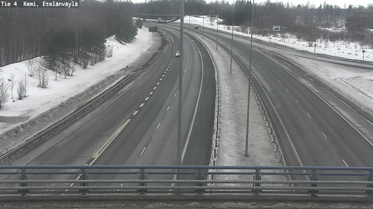 Kelikamerat Kuva Tie 4 Kemi, Etelänväylä, Kemi, Lappi